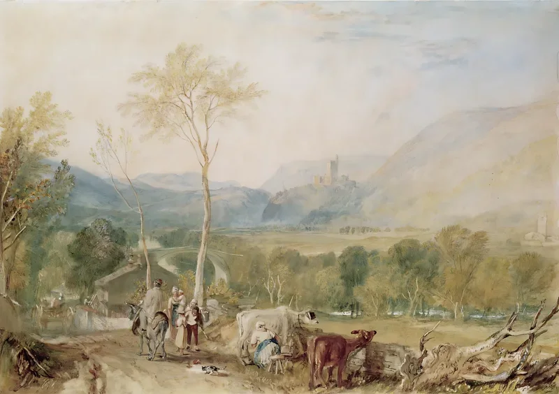 William Turner | Hoolay Deedy, Seringapatam - 1800 | Indrammet kunsttryk | Romantic | formida