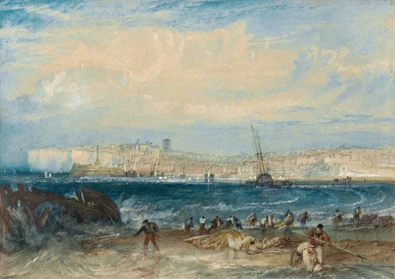 William Turner | Margate - 1822 | Indrammet kunsttryk | Romantic | formida