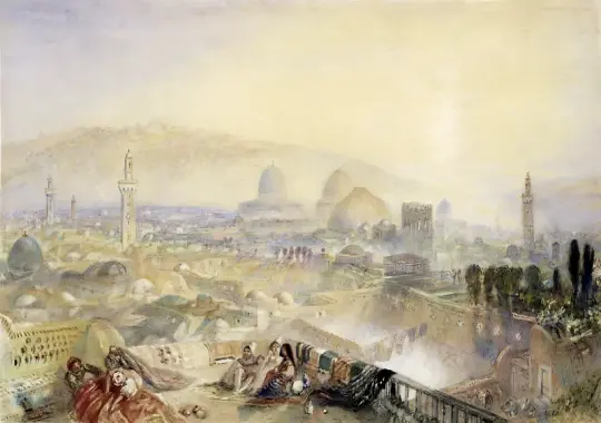 William Turner | Jerusalem vom Lateinischen Kloster - 1833 | Gerahmter Kunstdruck | Romantik | formida