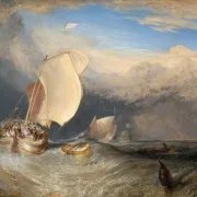 William Turner | Fischer verhandeln um Fischfang - 1837 | Gerahmter Kunstdruck | Romantik | formida