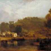 William Turner | Cliveden ved Themsen - 1775 | Indrammet kunsttryk | Romantic | formida