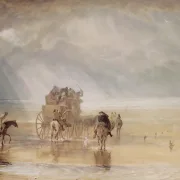 William Turner | Lancaster Sands - 1816 | Indrammet kunsttryk | Romantic | formida
