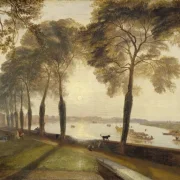 William Turner | Mortlake Terrace - 1827 | Indrammet kunsttryk | Romantic | formida