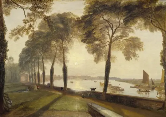 William Turner | Mortlake Terrace - 1827 | Indrammet kunsttryk | Romantic | formida