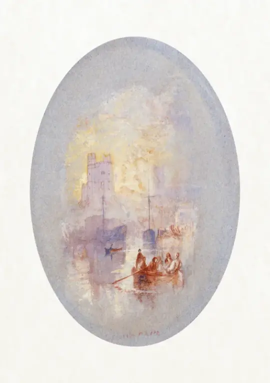 William Turner | Orford haven - 1827 | Indrammet kunsttryk | Romantic | formida