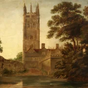 William Turner | Magdalen Turm - 1834 | Gerahmter Kunstdruck | Romantik | formida