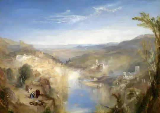 William Turner | Pifferarien - 1838 | Indrammet kunsttryk | Romantic | formida