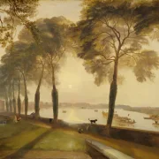 William Turner | Mortlake Terrace - 1827 | Indrammet kunsttryk | Romantic | formida