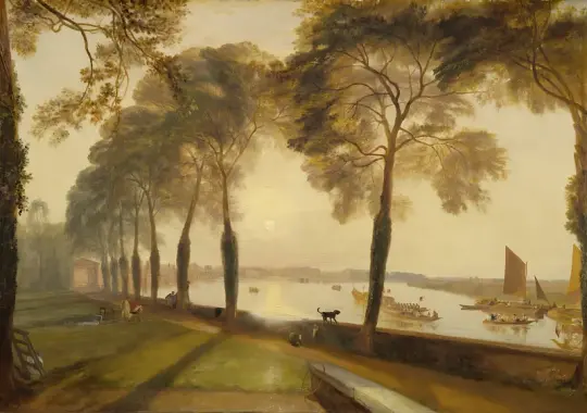 William Turner | Mortlake Terrace - 1827 | Indrammet kunsttryk | Romantic | formida