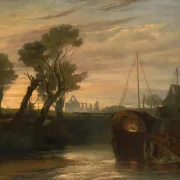 William Turner | Newark Abbey - 1807 | Indrammet kunsttryk | Romantic | formida