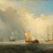 William Turner | Rotterdam færgebåd - 1833 | Indrammet kunsttryk | Romantic | formida