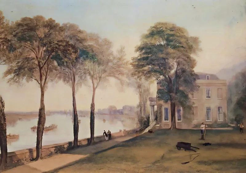 William Turner | Mortlake Terrace - 1826 | Indrammet kunsttryk | Romantic | formida