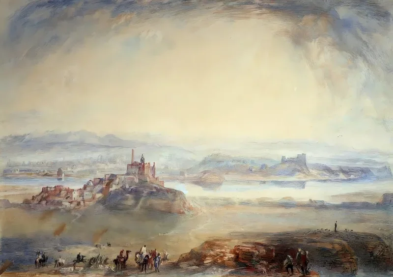 William Turner | Nineve, Mosul ved Tigris - 1833 | Indrammet kunsttryk | Romantic | formida