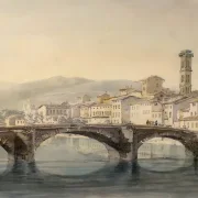 William Turner | Florence from the Arno - 1817 | Indrammet kunsttryk | Romantic | formida
