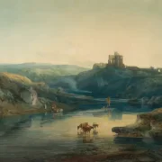William Turner | Norham Castle sommermorgen - 1798 | Indrammet kunsttryk | Romantic | formida