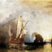 William Turner | Odysseus håner Polyfemos - 1830 | Indrammet kunsttryk | Romantic | formida