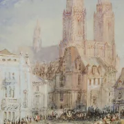 William Turner | Orleans - 1830 | Indrammet kunsttryk | Romantic | formida