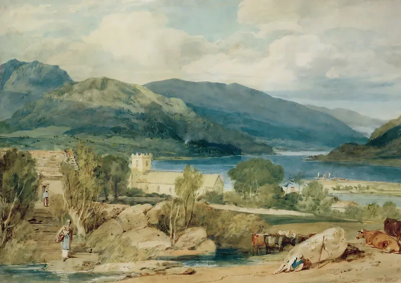 William Turner | Patterdale - 1797 | Indrammet kunsttryk | Romantic | formida