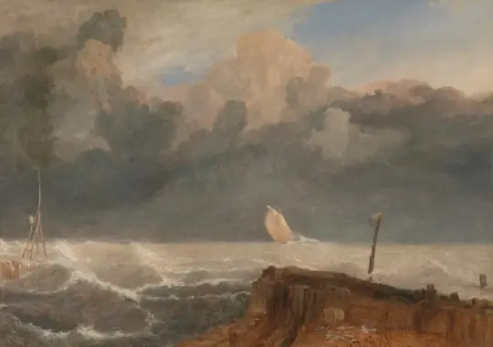 William Turner | Port Ruysdael - 1827 | Indrammet kunsttryk | Romantic | formida