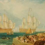 William Turner | Plymouth Havn, få priser - 1805 | Indrammet kunsttryk | Romantic | formida
