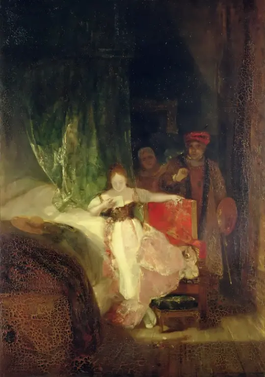 William Turner | Rembrandts datter - 1827 | Indrammet kunsttryk | Romantic | formida