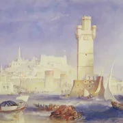 William Turner | Rhodos - 1823 | Indrammet kunsttryk | Romantic | formida