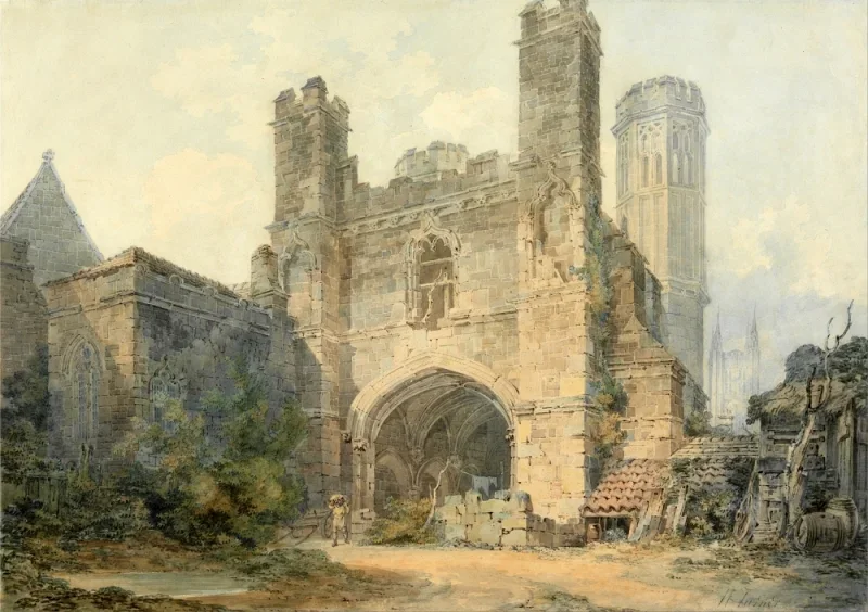 William Turner | St. Augustinus-Tor – 1793 | Gerahmter Kunstdruck | Romantik | formida