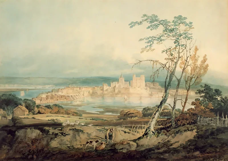 William Turner | Rochester, Kent - 1795 | Gerahmter Kunstdruck | Romantik | formida