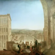 William Turner | Rom, set fra Vatikanet - 1819 | Indrammet kunsttryk | Romantic | formida