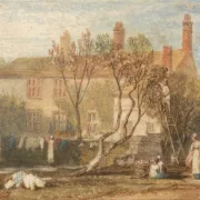 William Turner | Steeton Manor House, nær Farnley - 1815 | Indrammet kunsttryk | Romantic | formida