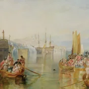 William Turner | Saltash, Cornwall - 1825 | Gerahmter Kunstdruck | Romantik | formida
