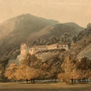 William Turner | Santa Lucia, ein Kloster in der Nähe von Caserta – 1795 | Gerahmter Kunstdruck | Romantik | formida