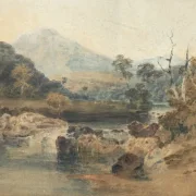 William Turner | Snowdon fra Beddgelert - 1798 | Indrammet kunsttryk | Romantic | formida