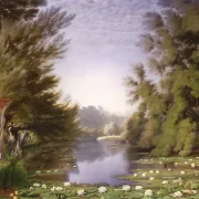 William Turner | Åkander på Cherwell-floden - 1835 | Indrammet kunsttryk | Romantic | formida
