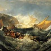 William Turner | Vraget af et transportskib - 1810 | Indrammet kunsttryk | Romantic | formida