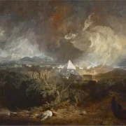 William Turner | Egyptens femte plage - 1800 | Indrammet kunsttryk | Romantic | formida