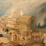 William Turner | Sankt Katarinas Hügel - 1830 | Gerahmter Kunstdruck | Romantik | formida
