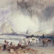 William Turner | St. Michael's Mount - 1834 | Gerahmter Kunstdruck | Romantik | formida