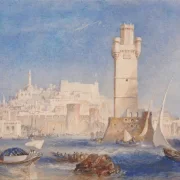 William Turner | Rhodos - 1824 | Indrammet kunsttryk | Romantic | formida