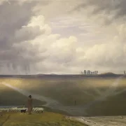 William Turner | Stonehenge, en regnvejrsdag - 1838 | Indrammet kunsttryk | Romantic | formida
