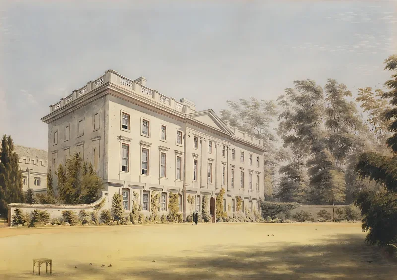 William Turner | Corpus Christi College, Oxford - 1811 | Indrammet kunsttryk | Romantic | formida