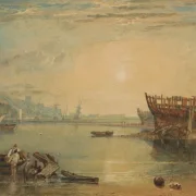 William Turner | Teignmouth, Devonshire - 1813 | Indrammet kunsttryk | Romantic | formida