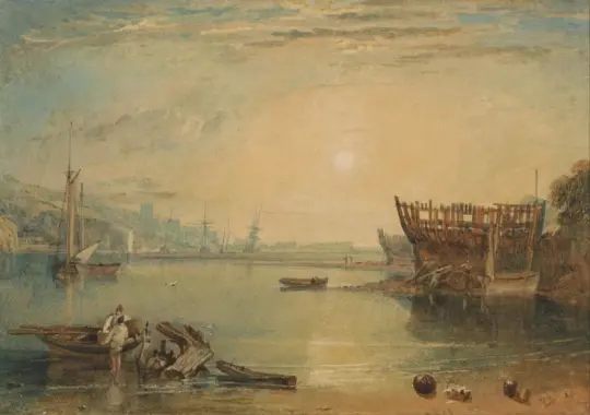 William Turner | Teignmouth, Devonshire - 1813 | Indrammet kunsttryk | Romantic | formida