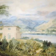 William Turner | Tent Lodge bei Coniston Water - 1818 | Gerahmter Kunstdruck | Romantik | formida