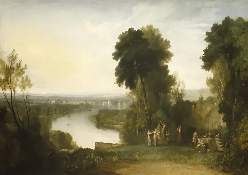 William Turner | Thomsons æoliske harpe - 1809 | Indrammet kunsttryk | Romantic | formida