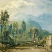 William Turner | Tours bei Sonnenuntergang - 1826 | Gerahmter Kunstdruck | Romantik | formida