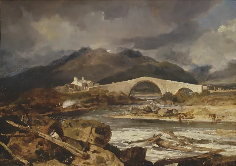 William Turner | Tummel Bridge nær Perthshire - 1802 | Indrammet kunsttryk | Romantic | formida