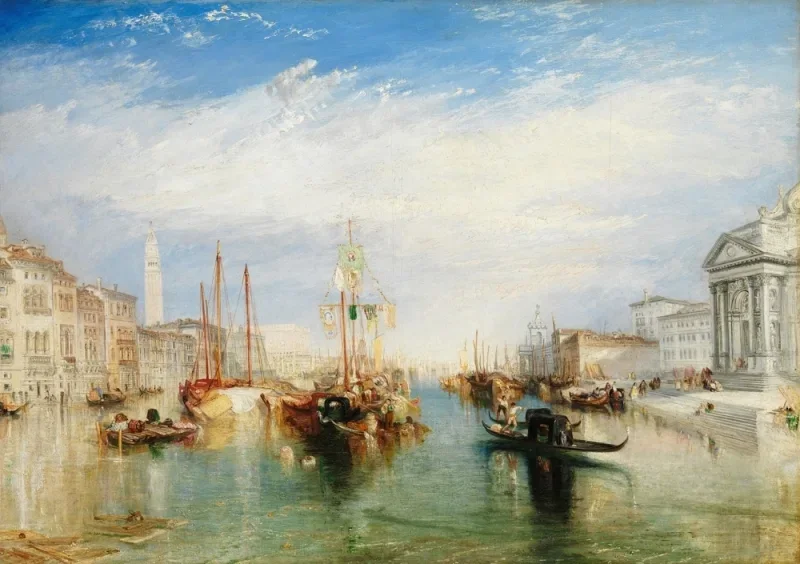 William Turner | Venedig fra Madonna Dellas veranda - 1835 | Indrammet kunsttryk | Romantic | formida