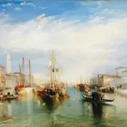 William Turner | Venedig fra verandaen til Madonna della Salute - 1835 | Indrammet kunsttryk | Romantic | formida