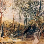 William Turner | Skovscene - 1798 | Indrammet kunsttryk | Romantic | formida